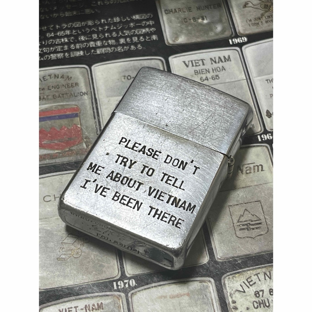 【ベトナムZIPPO】本物 1962年製ベトナムジッポー「メダル貼り」