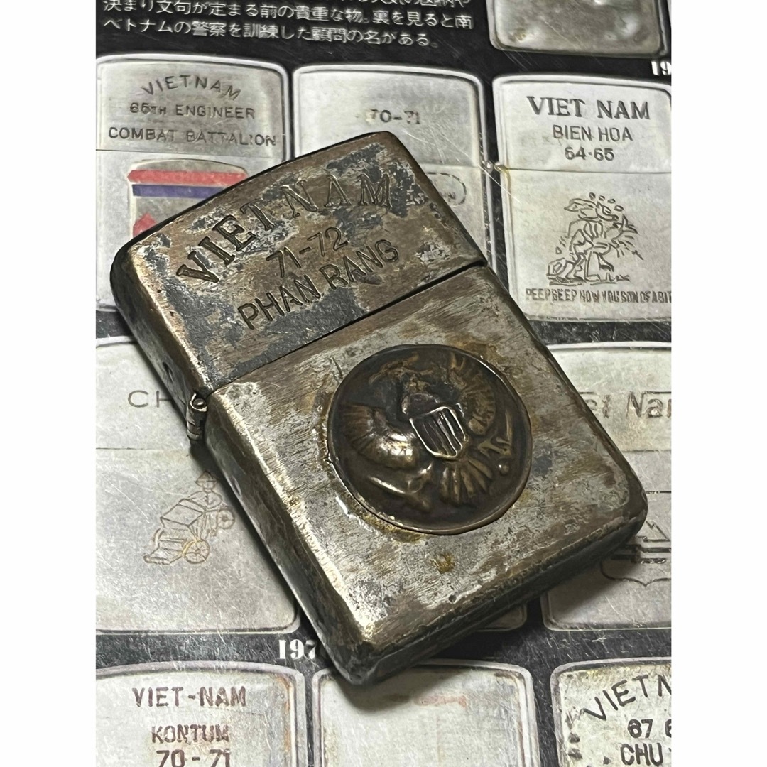ベトナムZIPPO】本物 1971年製ベトナムジッポー「USAF本部空軍」 ベトナムZIPPO】本物 1971年製ベトナムジッポー「USAF本部空軍」