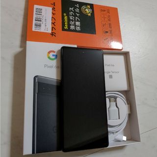 グーグルピクセル(Google Pixel)の新品未使用 Google Pixel 6a ブラック 128GB(スマートフォン本体)