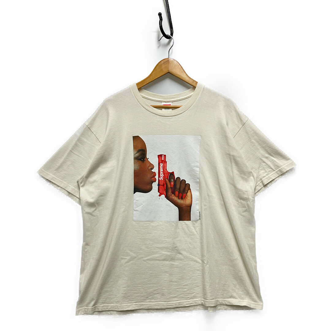 SUPREME シュプリーム Water Pistol Tee 半袖Ｔシャツ ナチュラル サイズXL 正規品 / 32563 | フリマアプリ ラクマ