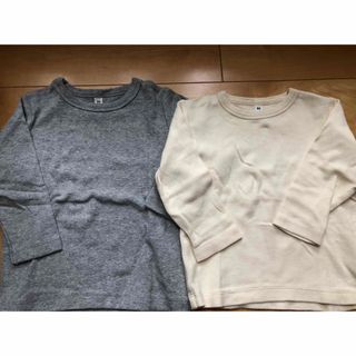 ムジルシリョウヒン(MUJI (無印良品))の無印良品☆長袖セット 80cm(Ｔシャツ)