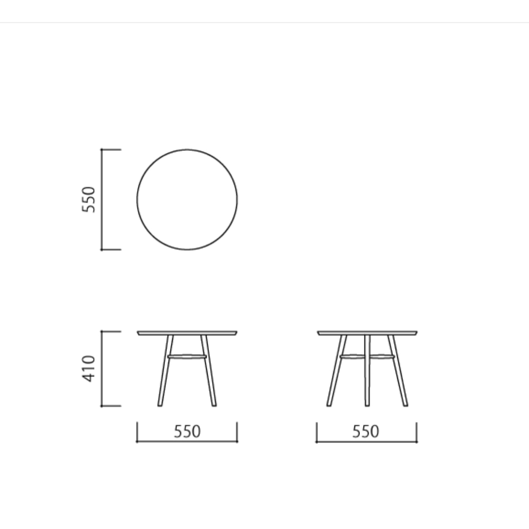 【希少・超美品】IDEE  AO TABLE  ブラウン　チェリー