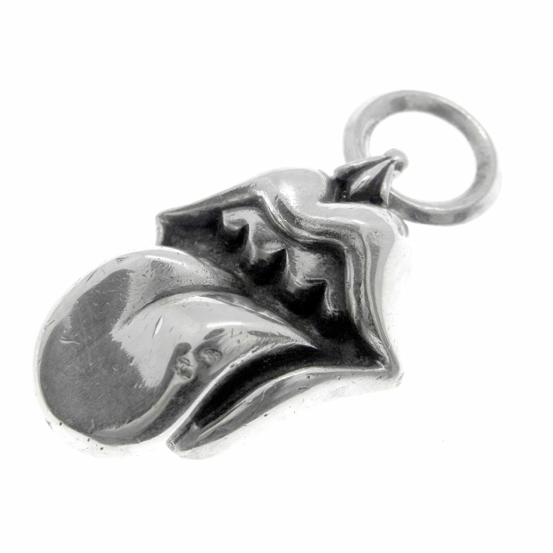 クロムハーツ CHROME HEARTS × ローリングストーンズ The Rolling Stones ■ 【 LIPSTONGUE PENDANT 】 リップアンドタン ペンダント ネックレストップ　30063