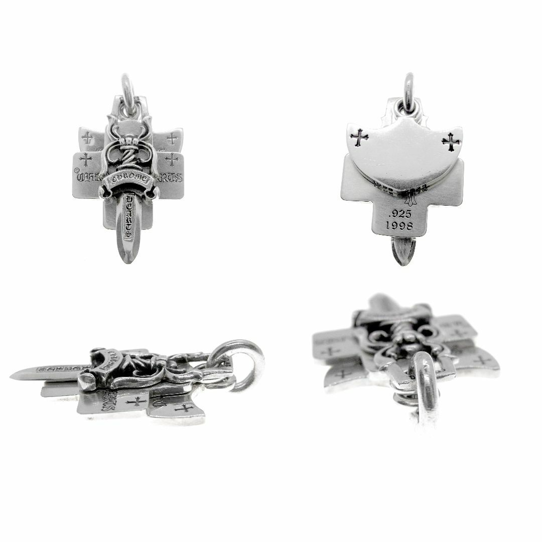 CHROME HEARTS クロムハーツ 3TRINKETS 3トリンケッツ ネックレス ペンダント トップ シルバー