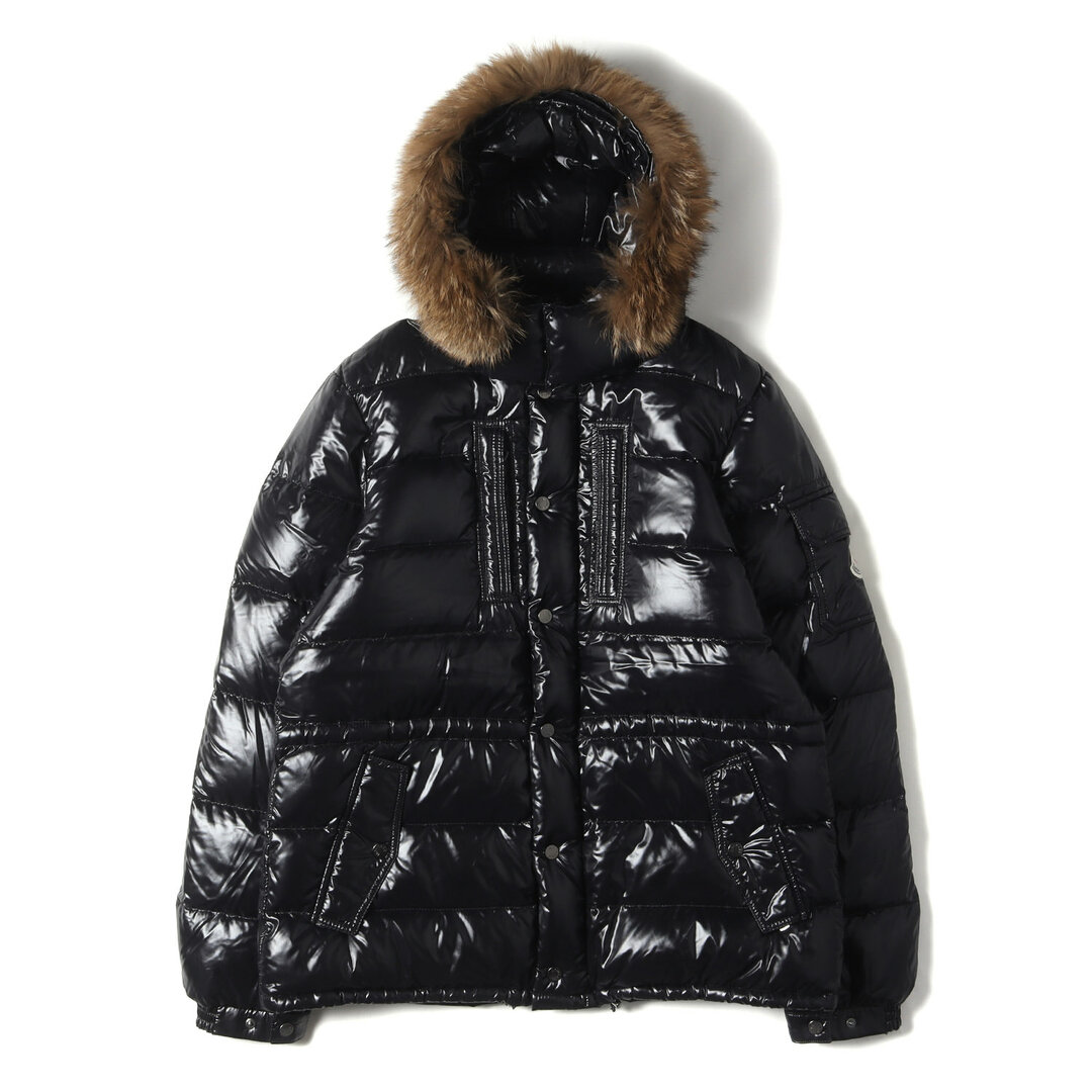 MONCLER モンクレール ダウン ジャケット サイズ:5 3WAY ファーフード シャイニー ナイロン ダウン ジャケット ROD 44502 アウター ブルゾン ロッド  ブラック 【メンズ】