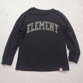 エレメント(ELEMENT)のelement ｶﾓﾌﾗﾛｺﾞ ﾛﾝT 140㎝ ｴﾚﾒﾝﾄ(Tシャツ/カットソー)