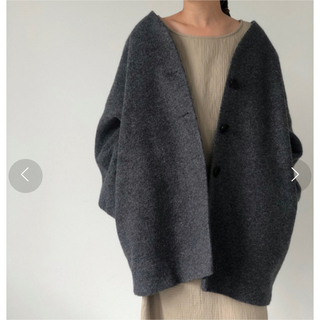 トゥデイフルのグレーのウールジャケット！可愛いデザイン♡