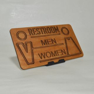 L904-01-N 店舗用レストルームトイレ表示プレートNo1(その他)