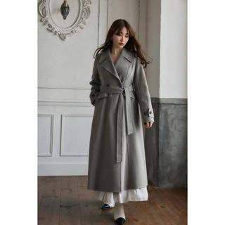 ハーリップトゥ(Her lip to)のHerlipto Hamilton Wool River Dress Coat(ロングコート)