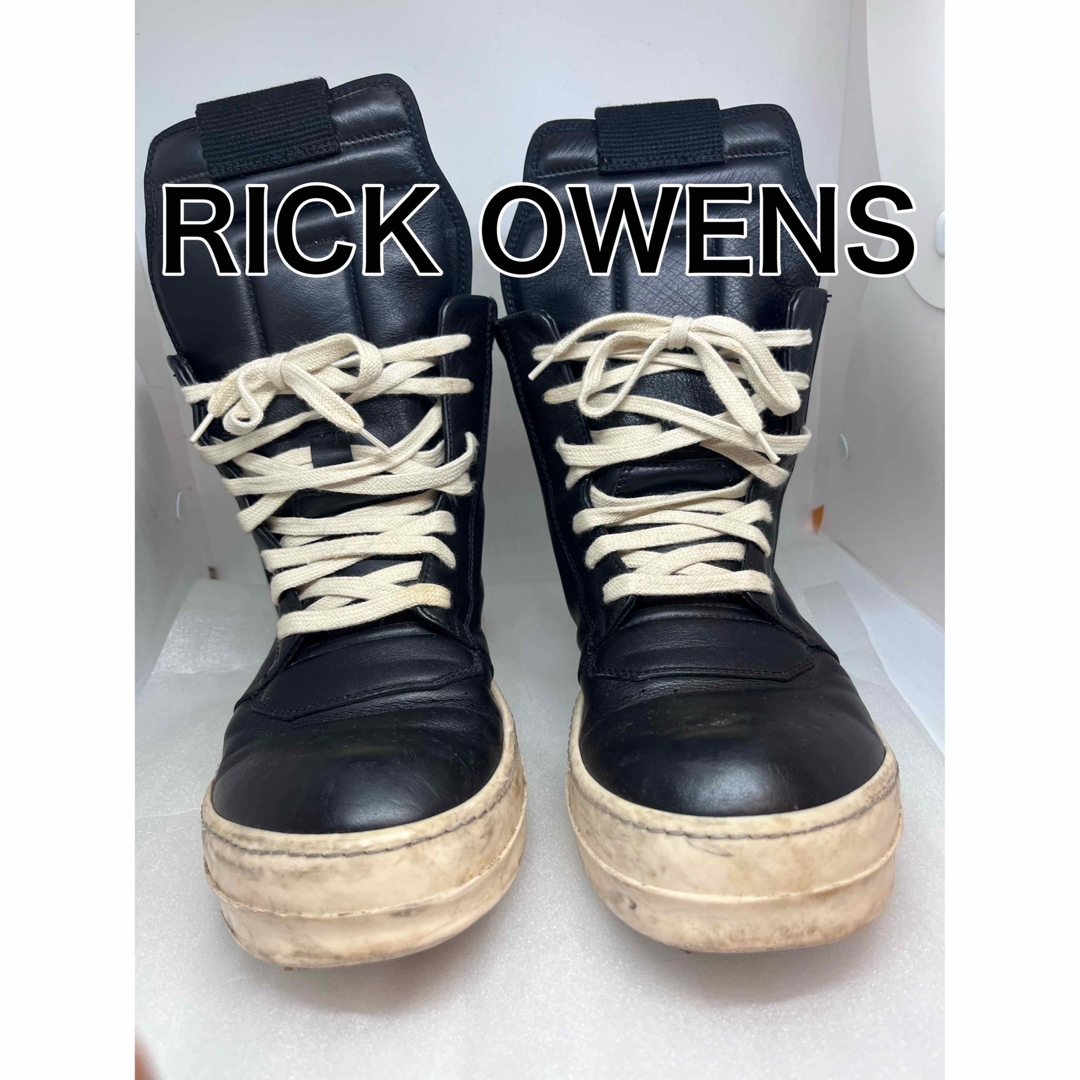 [美品] rick owens カーゴバスケット ブーツ 16ss