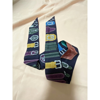 エルメス(Hermes)のエルメス ツイリー ツイリースカーフ シルク エルメスツイリー　バッグ用スカーフ(バンダナ/スカーフ)