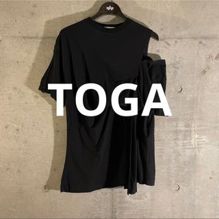 2020SS TOGA 半袖 シャツ ブラック