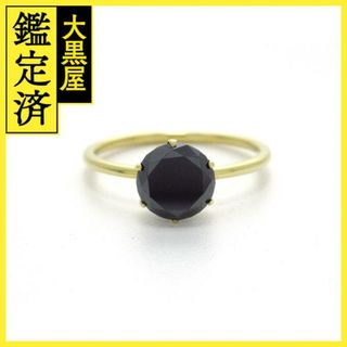 ジュエリー　リング　K18　ブラックダイヤモンド1.00ct　9号【432】(リング(指輪))