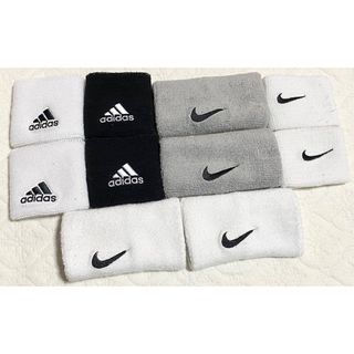 ナイキ(NIKE)のadidas アディダス　NIKE ナイキ　リストバンド　５点　セット(バングル/リストバンド)