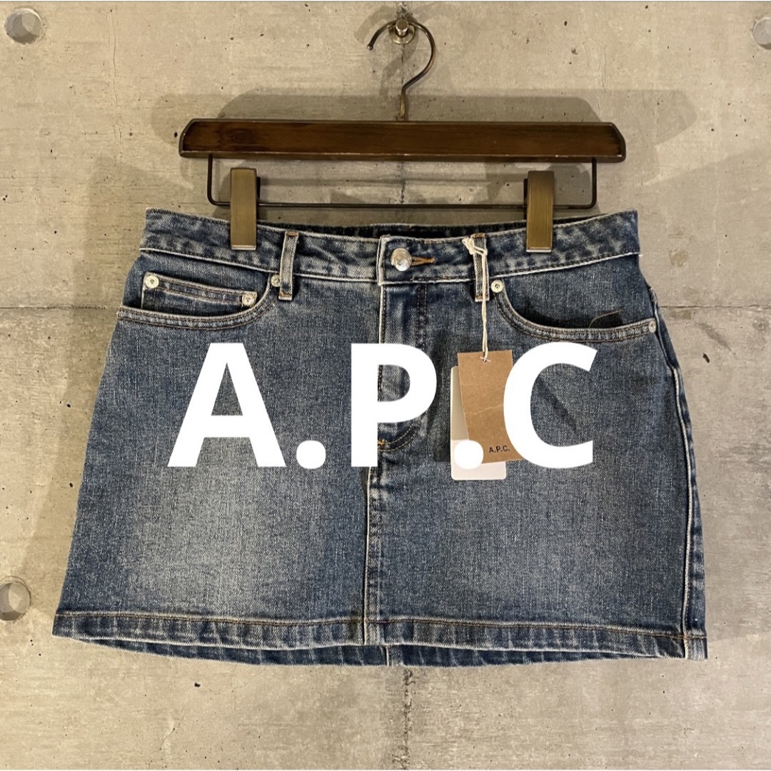 新品 A.P.C 台形デニムミニスカートミニスカート