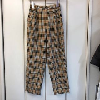 バーバリー(BURBERRY) チェックパンツ カジュアルパンツ(レディース)の ...