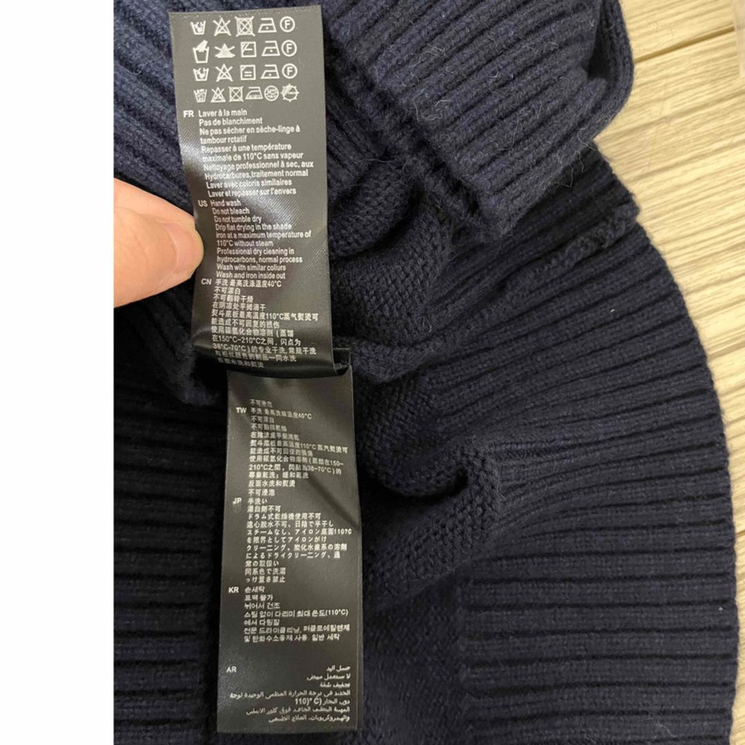 Sandro(サンドロ)のSandro2023新品　紺色　ニット　セーター レディースのトップス(ニット/セーター)の商品写真