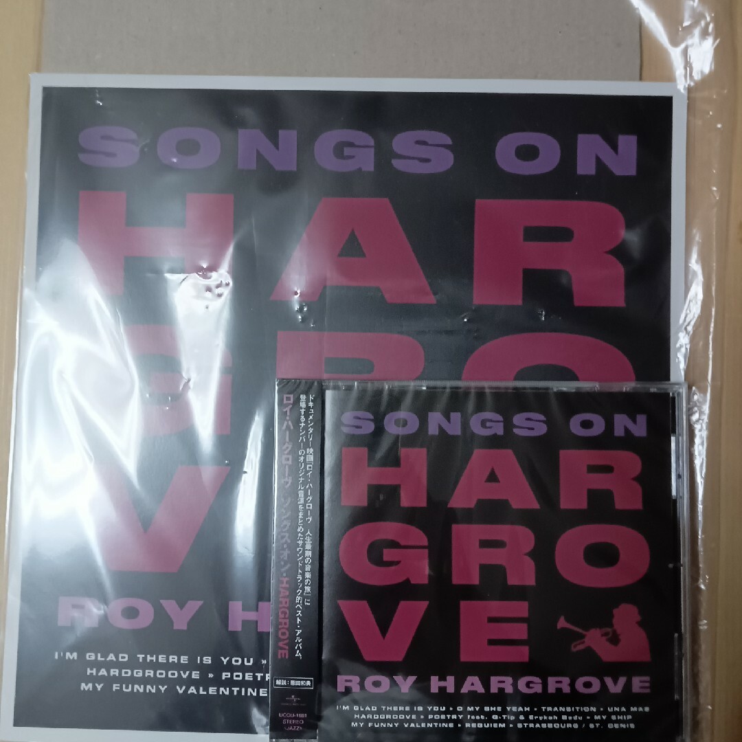 SONY(ソニー)のアマゾン限定ソングス·オン·HARGROVEメガジャケ付 エンタメ/ホビーのCD(ポップス/ロック(洋楽))の商品写真