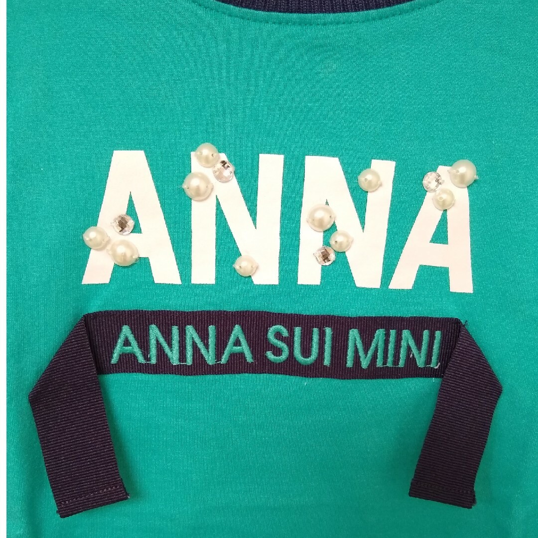 ANNA SUI mini(アナスイミニ)のアナスイミニ　半袖カットソー　サイズ140 キッズ/ベビー/マタニティのキッズ服女の子用(90cm~)(Tシャツ/カットソー)の商品写真