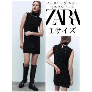 可愛い♡ 完売品 ZARA ビジュー付きノースリーブ