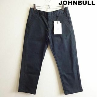 JOHNBULL - 新品★　ジョンブル　スリークォーターチノパンツ　W73cm　テーパ－ド　ブラック