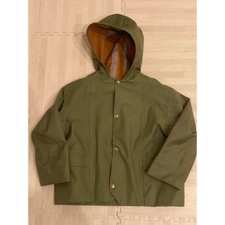 ザノースフェイス(THE NORTH FACE)のfaire child コート　レインコート　カーキ　2-4y(レインコート)