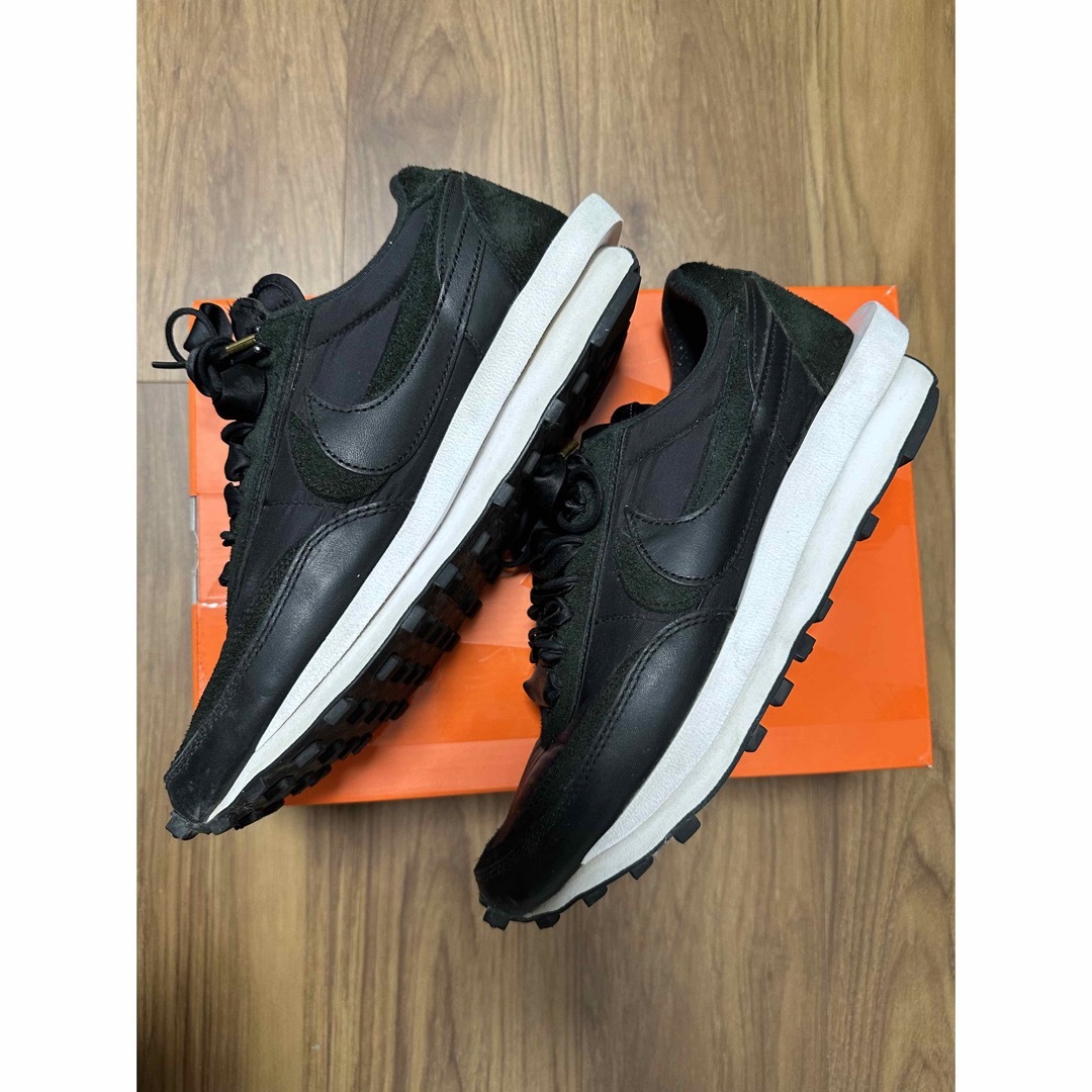 sacai × Nike LDV Waffle Triple Black  27