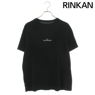 【新品未使用】Maison Margiela ロゴ刺繍 Tシャツ ブラック M