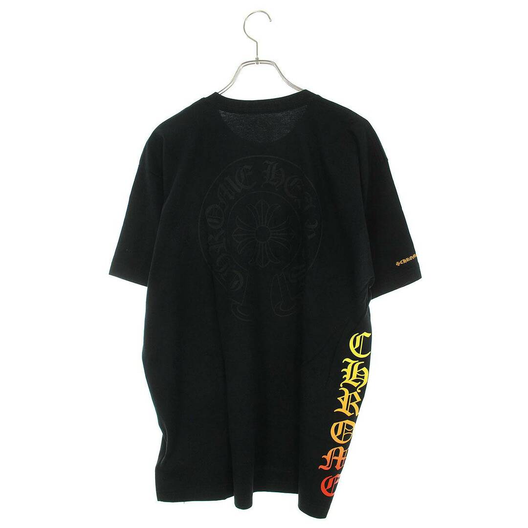 クロムハーツ  CH T-SHRT/1 ネック英字バックホースシュープリントTシャツ メンズ XL