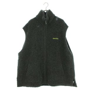 doublet フリースニットベスト FLEECE KNIT VEST ピンク