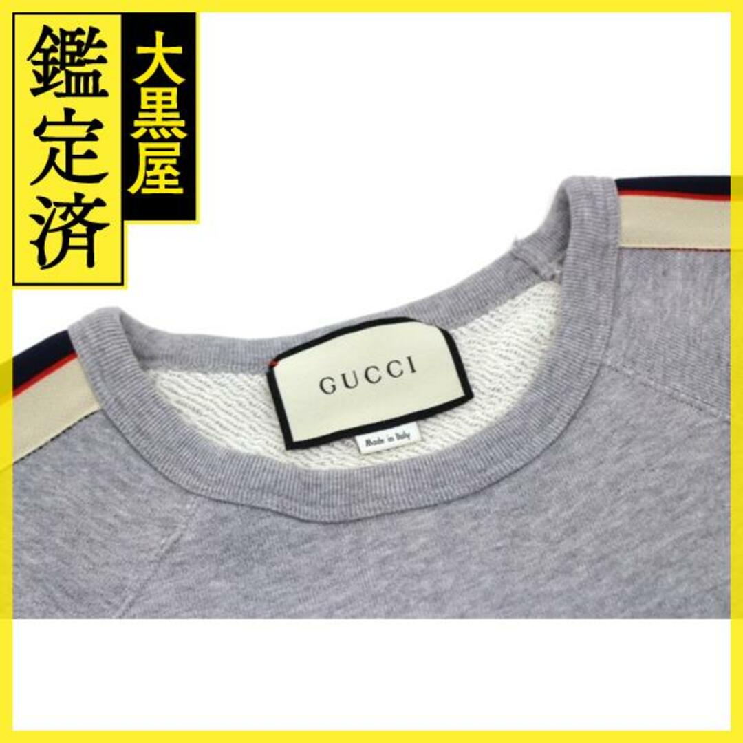 GUCCI テクニカルロゴテープライン スウェット メンズXS グレー【200】