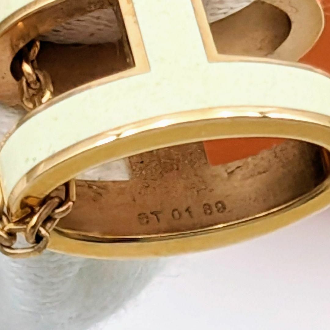 Hermes(エルメス)のエルメス ポップアッシュ H ネックレス ホワイト ピンクゴールド 箱付き レディースのアクセサリー(ネックレス)の商品写真