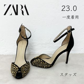 ザラ(ZARA)の【ZARA】スタッズ ハイヒール サンダル ピンヒール(ハイヒール/パンプス)