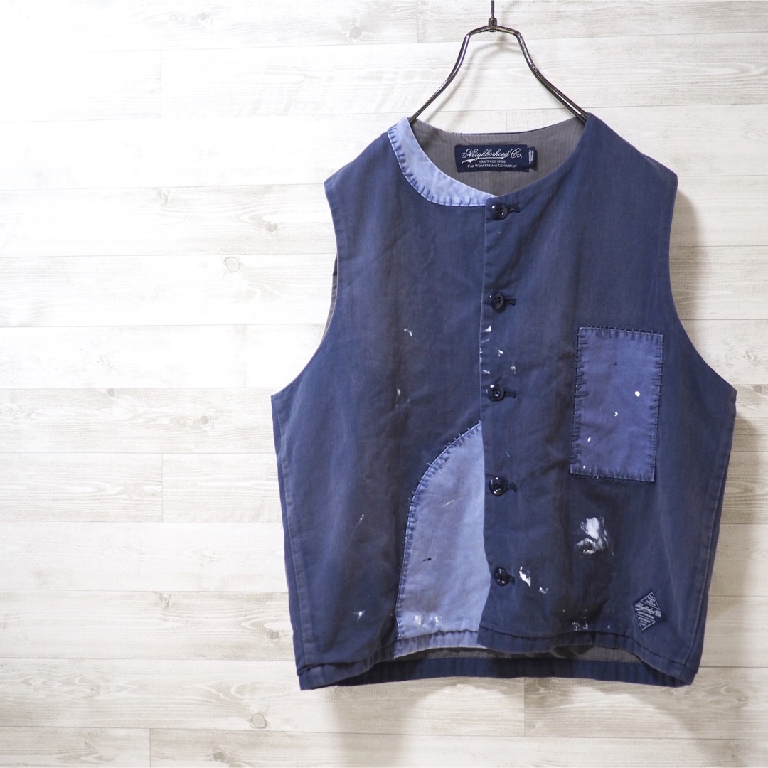 NEIGHBORHOOD 16AW C.W. /CE-VEST -Navy/M | フリマアプリ ラクマ