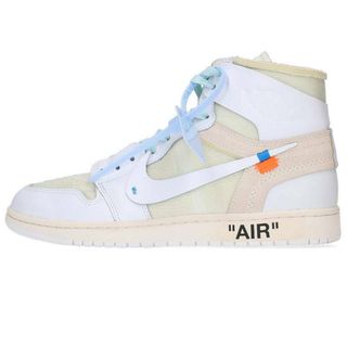 ナイキ(NIKE)のナイキ オフホワイト  AIR JORDAN 1 AQ0818-100 エアジョーダン1スニーカー メンズ 28cm(スニーカー)