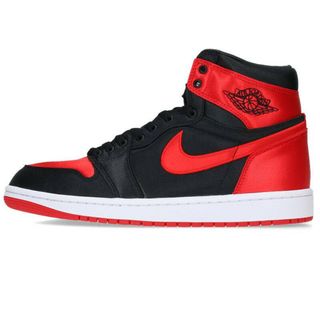 ナイキ(NIKE)のナイキ  WMNS AIR JORDAN 1 HIGH OG SATIN BRED FD4810-061 エアジョーダン1ハイオージーサテンブレッドスニーカー メンズ 27.5cm(スニーカー)