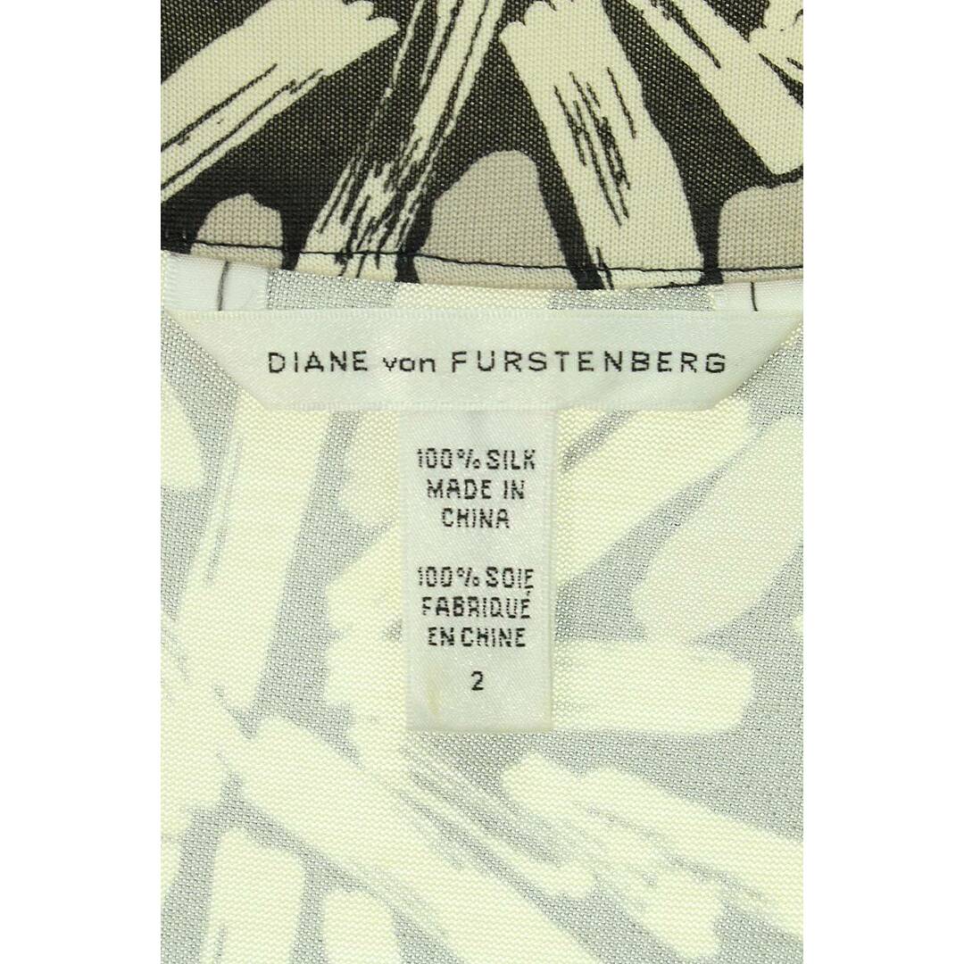 DIANE von FURSTENBERG(ダイアンフォンファステンバーグ)のダイアンフォンファステンバーグ 総柄ラップワンピース レディース 2 レディースのワンピース(ロングワンピース/マキシワンピース)の商品写真