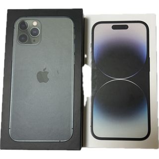 アイフォーン(iPhone)のiPhone 7 7plus 11pro 14pro 4点 空箱 付属品 空き箱(その他)