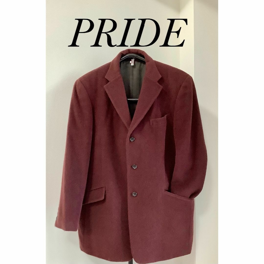 PRIDE(プライド)の[美品]"PRIDE” カシミア&アンゴラ メンズジャケット メンズのジャケット/アウター(テーラードジャケット)の商品写真