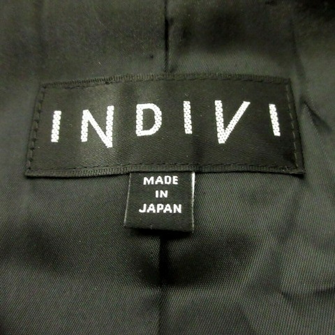 INDIVI(インディヴィ)の INDIVI 近年 スーツ ひざ丈 就活 リクルート フォーマル 38号 黒  レディースのフォーマル/ドレス(スーツ)の商品写真