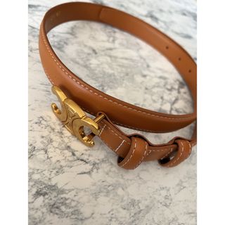 【VINTAGE】IL BISONTE　高級レザーベルト　正規品　57㌢~67㌢