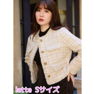 herlipto Wool-Blend Fancy Tweed Jacket