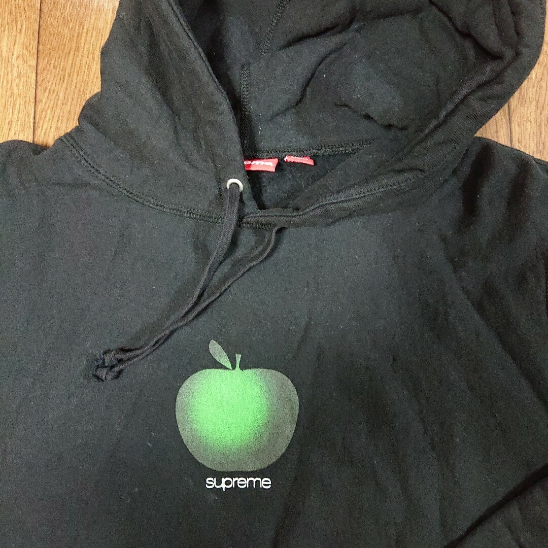 Supreme Apple Hooded パーカー　M Black