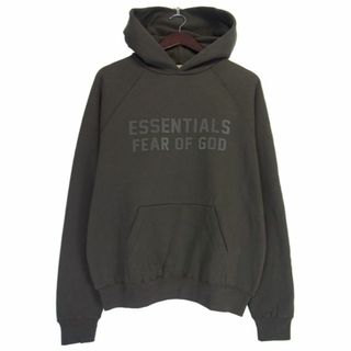 フィアオブゴッド(FEAR OF GOD)のフィア オブ ゴッド エッセンシャルズ FEAR OF GOD ESSENTIALS ■ 23SS 【 Raglan Hoodie 】 フロント ラバー ロゴ ラグラン フーディ パーカー w16201(パーカー)