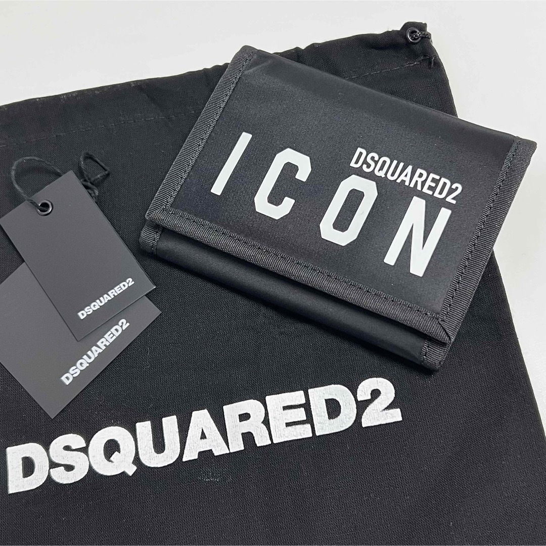 ディースクエアード DSQUARED2 三つ折り 財布 ICON ウォレット