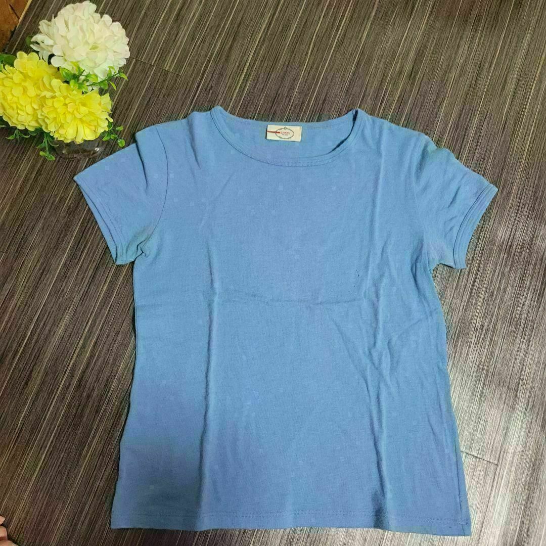 PRADA　シンプル　ブルー　Tシャツ　トレーナー　チュニック　ポロシャツ