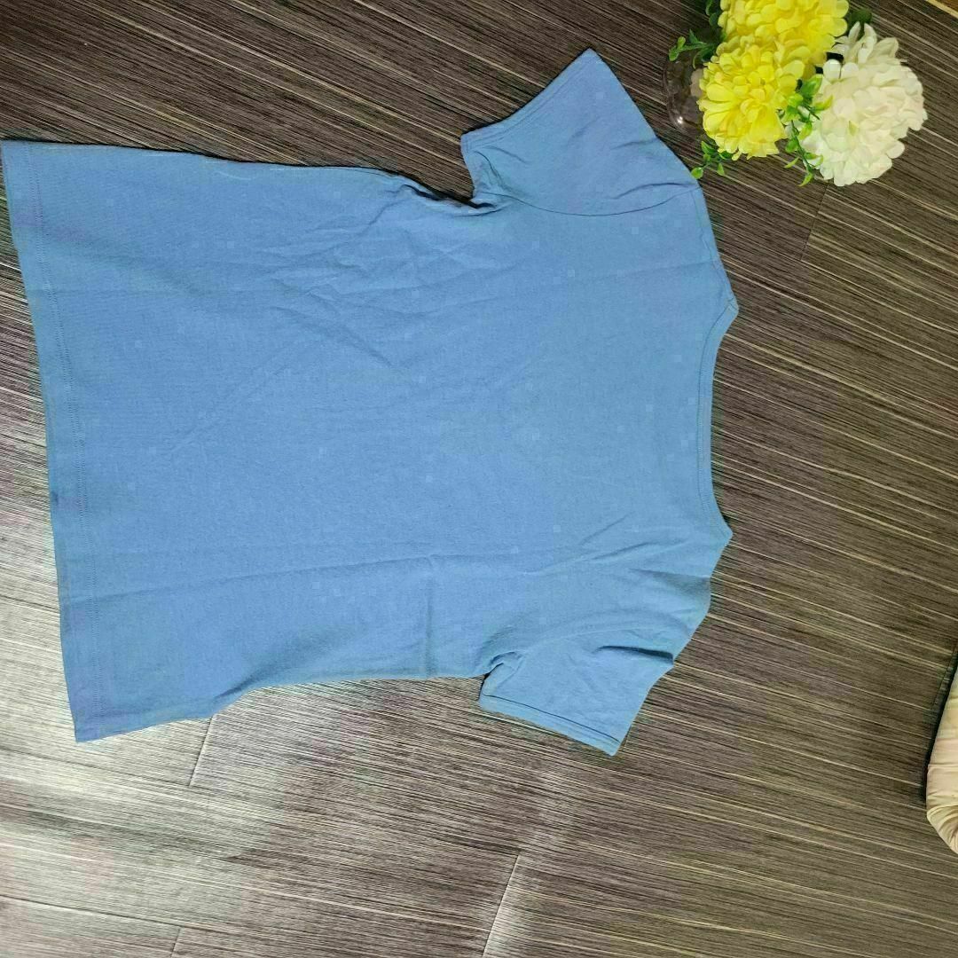 PRADA　シンプル　ブルー　Tシャツ　トレーナー　チュニック　ポロシャツ