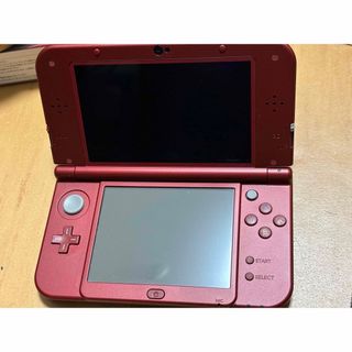 ニンテンドウ(任天堂)のnewニンテンドー3DS LL 本体 メタリックレッド★充電器付き(携帯用ゲーム機本体)