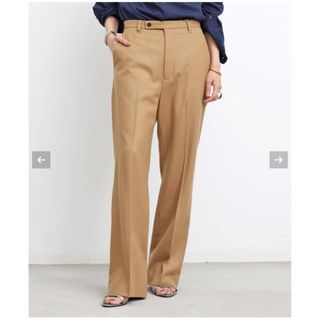 アパルトモンドゥーズィエムクラス(L'Appartement DEUXIEME CLASSE)のタグ付き新品　FLANNEL STRAIGHT PANTS  (カジュアルパンツ)