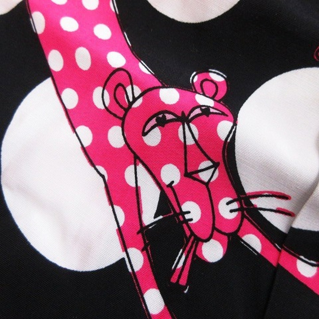 WACKO MARIA(ワコマリア)のワコマリア タグ付き 11SS ピンクパンサー アロハ シャツ 半袖 黒 白 S メンズのトップス(シャツ)の商品写真